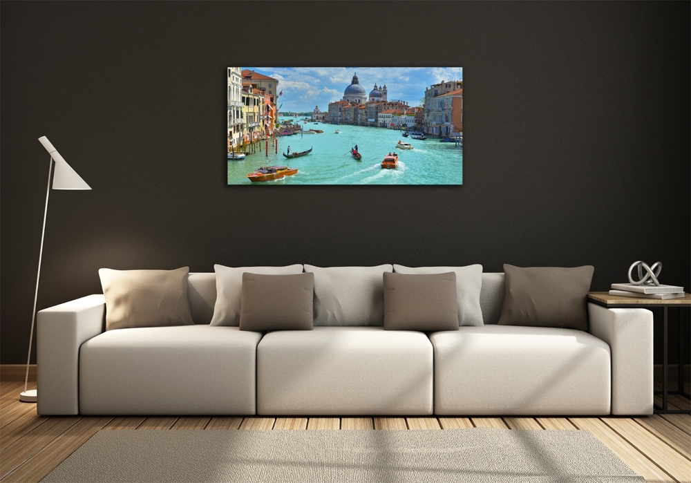 Tableau photo sur verre Venise