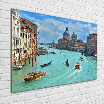 Tableau photo sur verre Venise