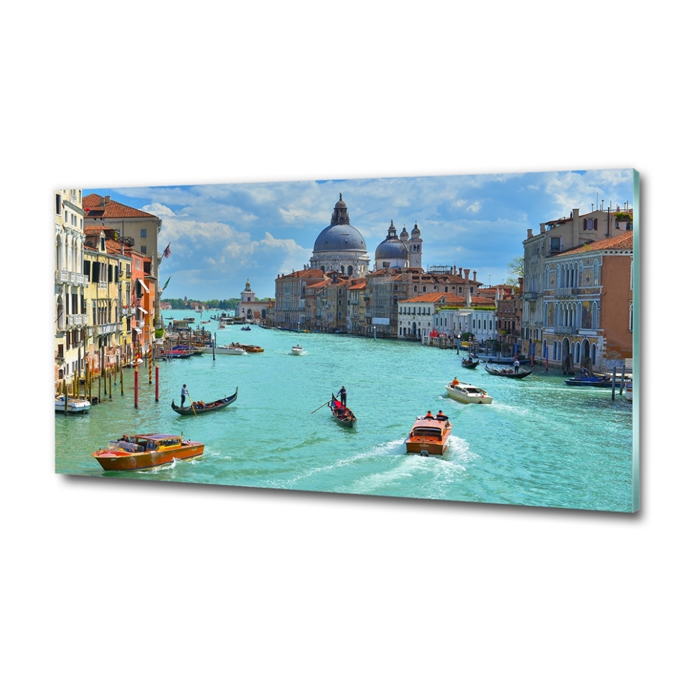 Tableau photo sur verre Venise