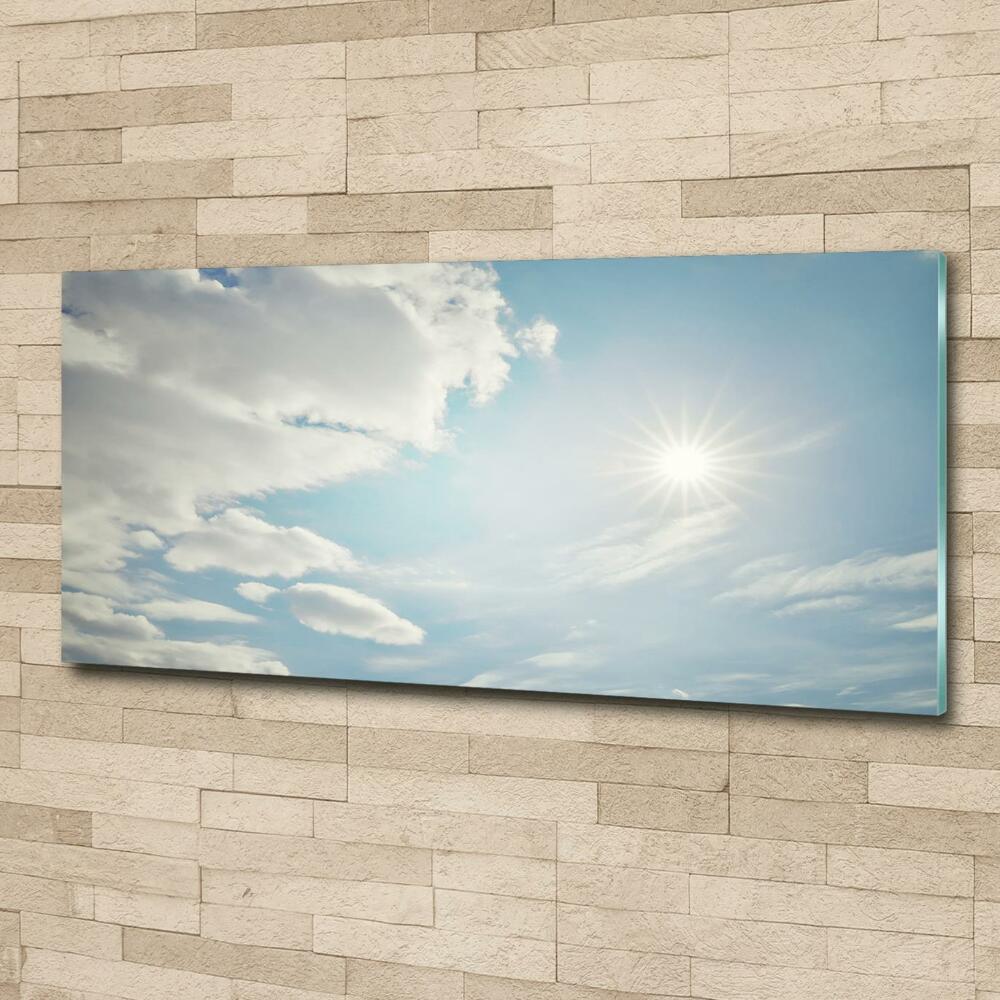 Tableau photo sur verre Ciel plein de nuages