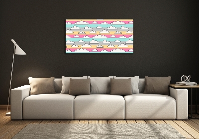 Tableau verre imprimé Nuages