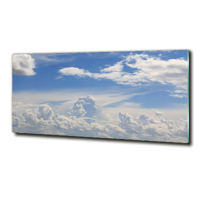 Tableau imprimé sur verre Les nuages dans le ciel