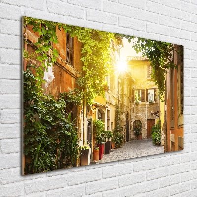 Tableau en verre Rues italiennes