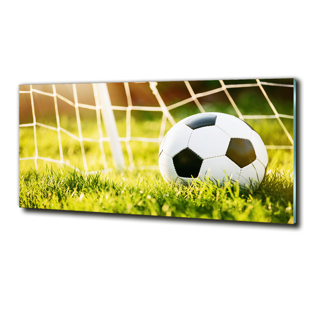 Tableau en verre Football dans les portes