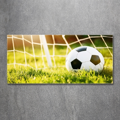 Tableau en verre Football dans les portes