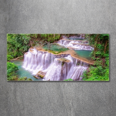 Tableau sur verre Chute d'eau en Thaïlande