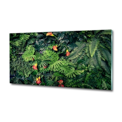 Tableau imprimé sur verre Jungle exotique