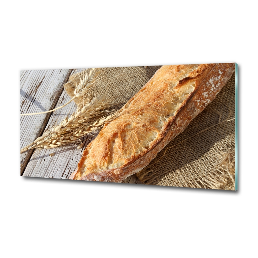 Tableau sur verre Baguette fraîche