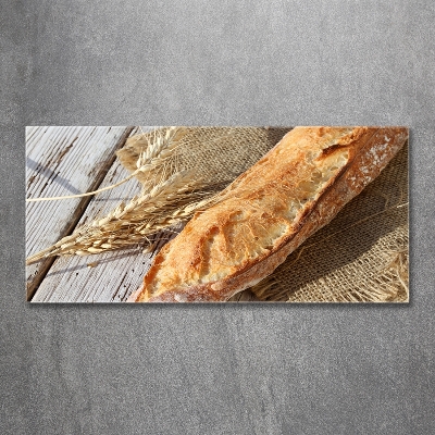 Tableau sur verre Baguette fraîche