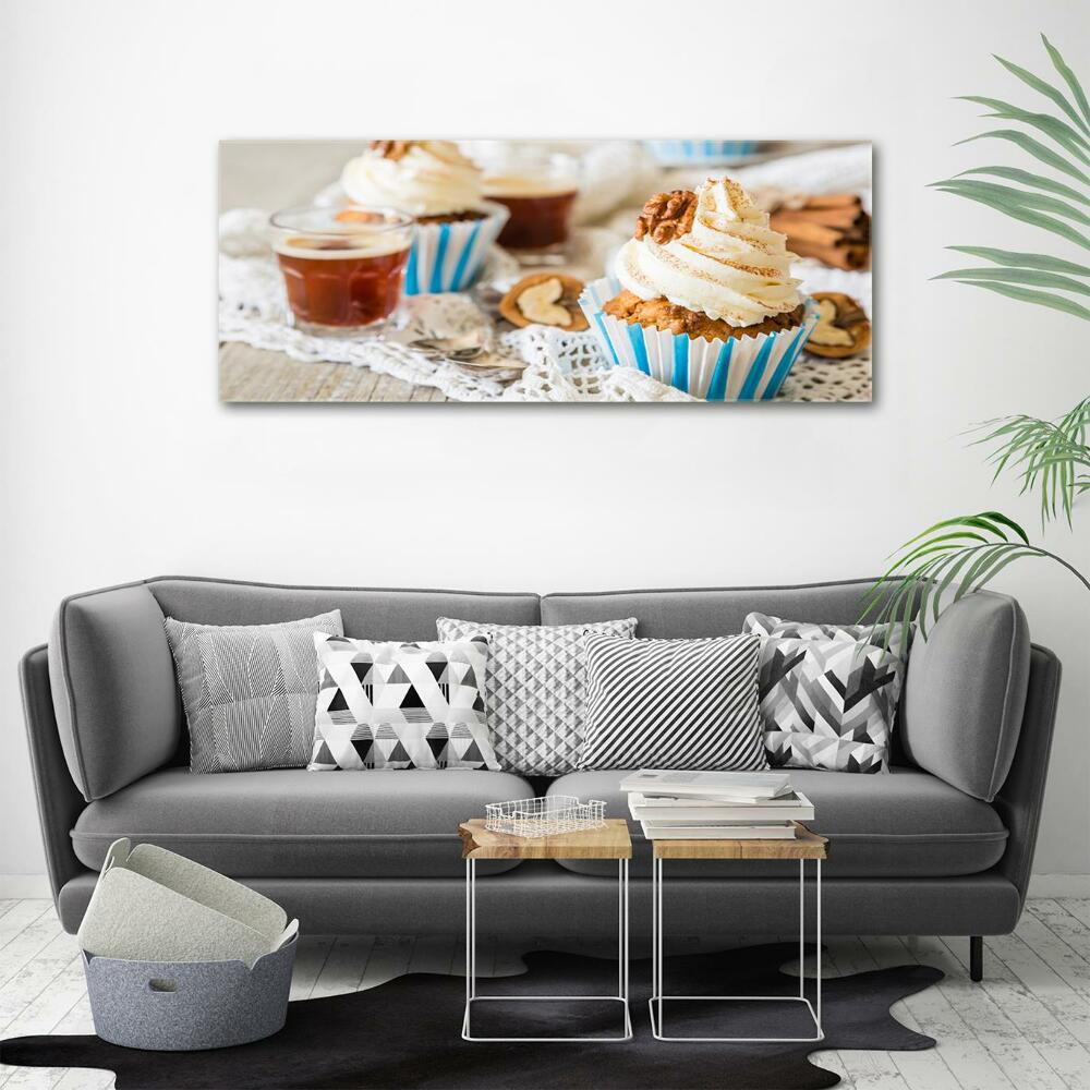 Tableau photo sur verre Cupcakes