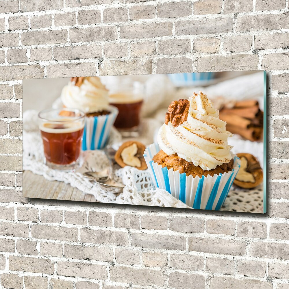 Tableau photo sur verre Cupcakes