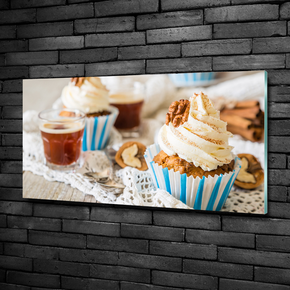 Tableau photo sur verre Cupcakes