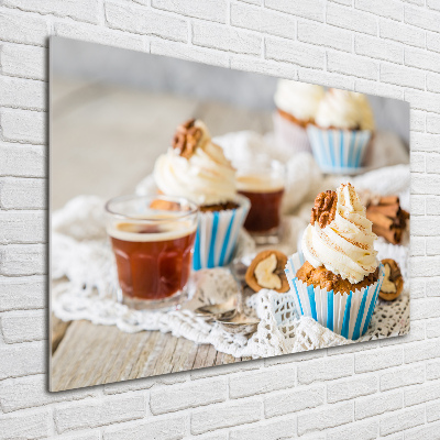 Tableau photo sur verre Cupcakes