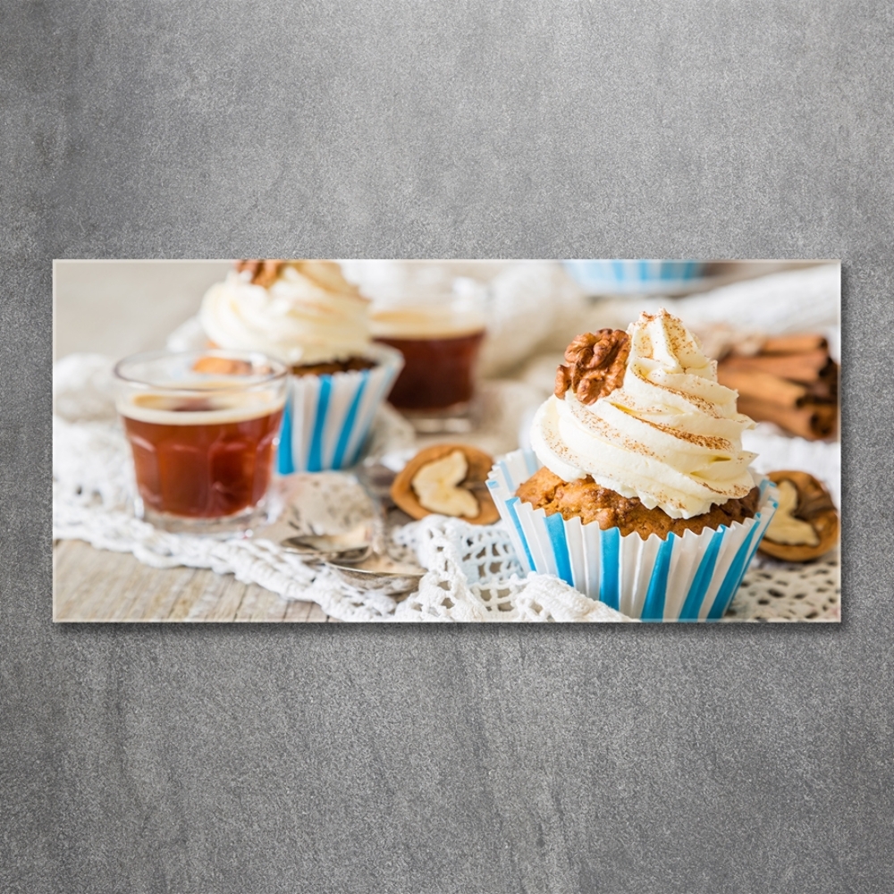 Tableau photo sur verre Cupcakes