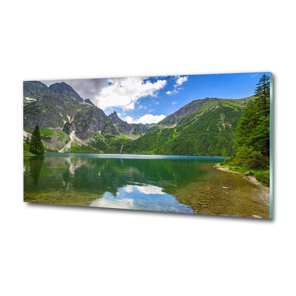 Tableau en verre Lac Morskie Oko Tatry