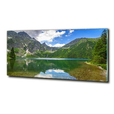 Tableau en verre Lac Morskie Oko Tatry