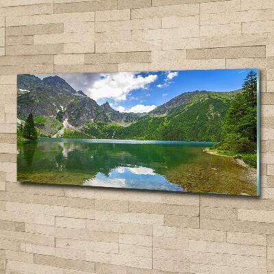 Tableau en verre Lac Morskie Oko Tatry