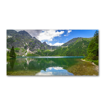 Tableau en verre Lac Morskie Oko Tatry