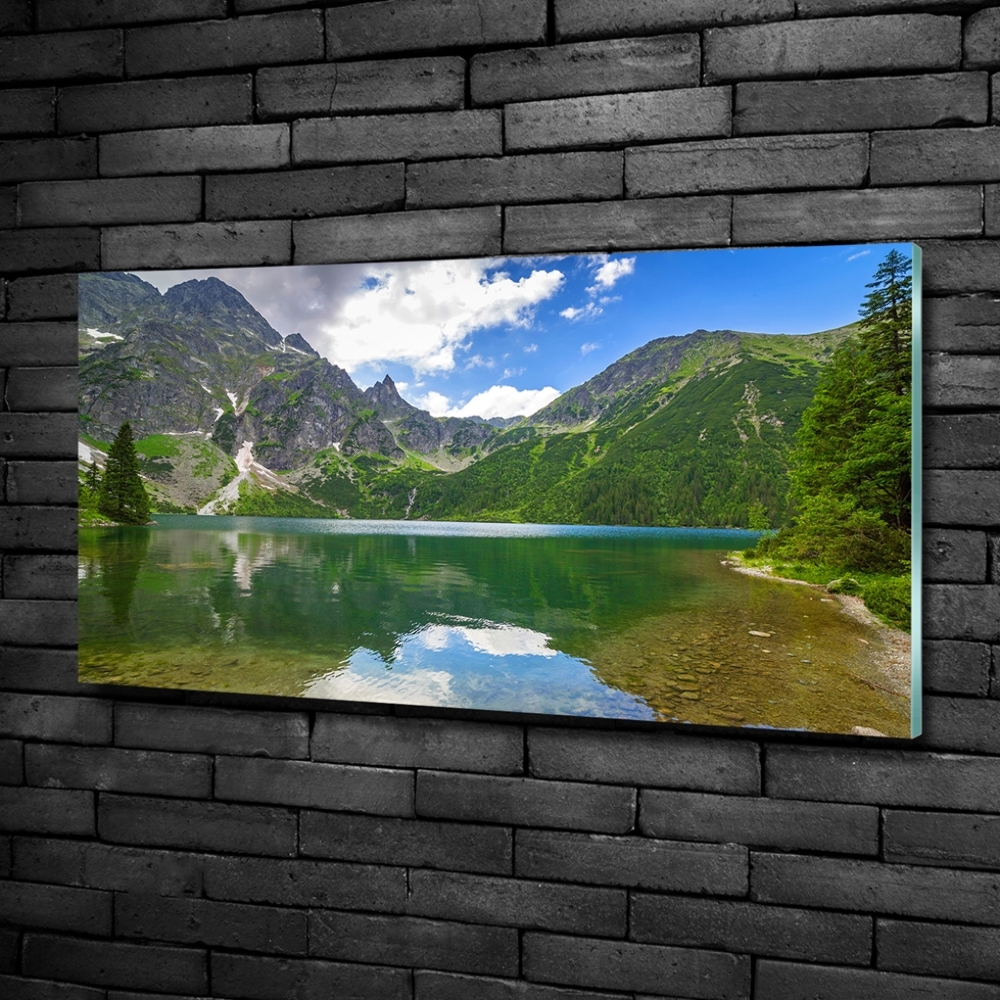 Tableau en verre Lac Morskie Oko Tatry