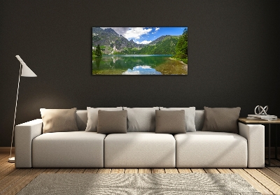 Tableau en verre Lac Morskie Oko Tatry