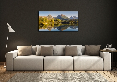 Tableau imprimé sur verre Panorama des Tatras