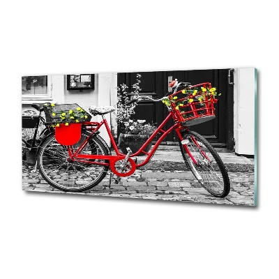 Tableau imprimé sur verre Vélo de ville