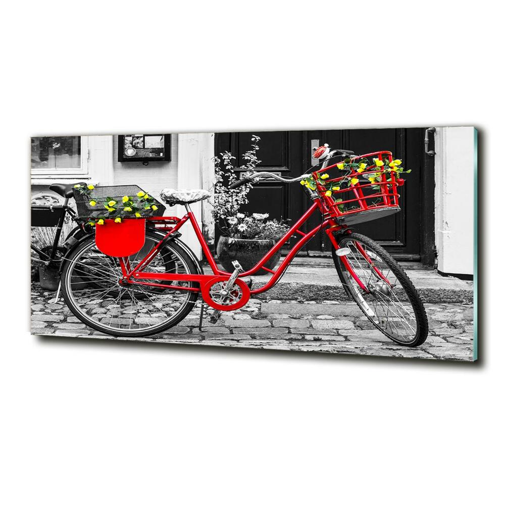 Tableau imprimé sur verre Vélo de ville