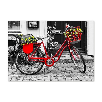 Tableau imprimé sur verre Vélo de ville