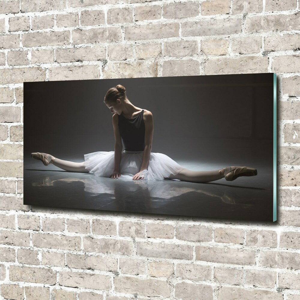 Tableau sur verre Ballerine