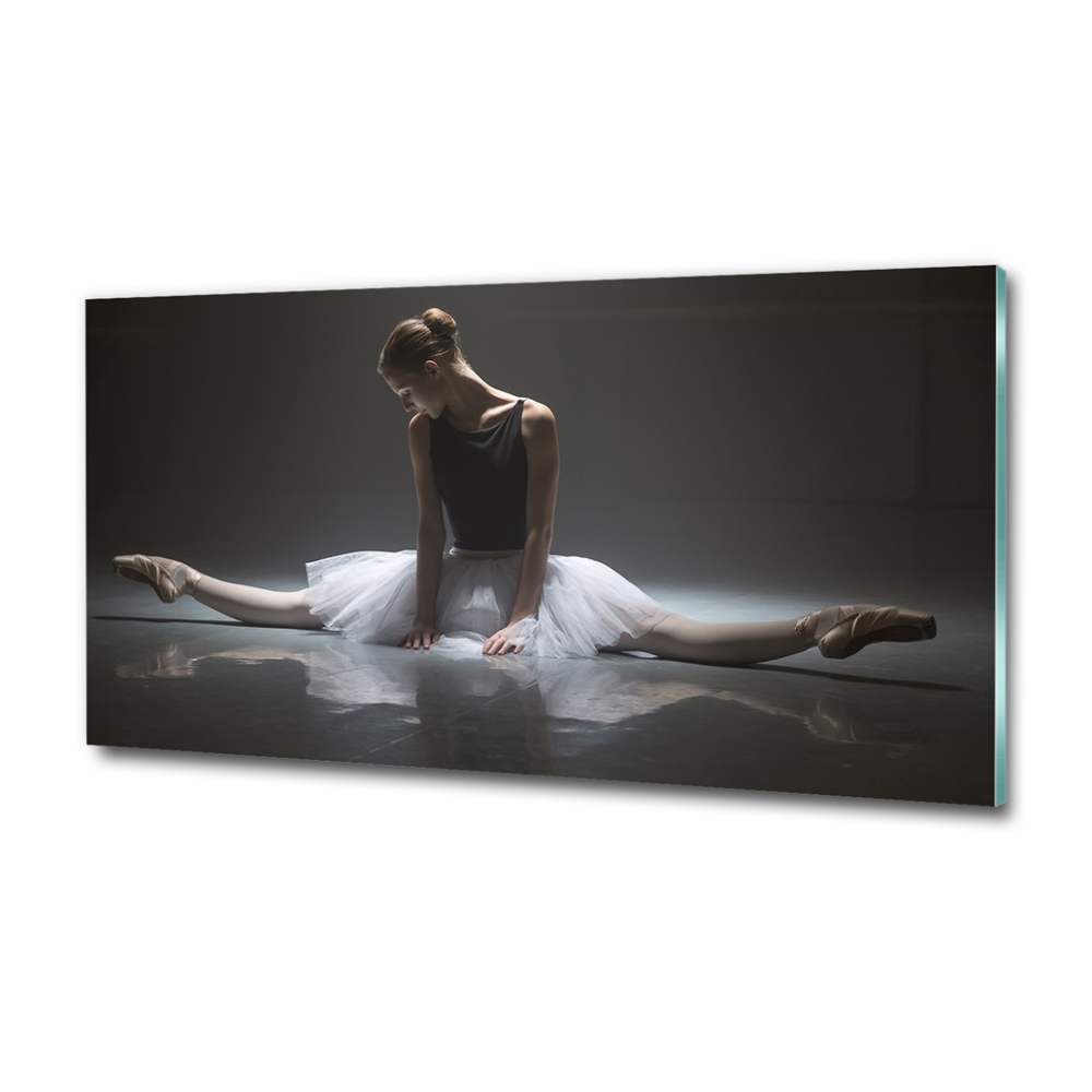 Tableau sur verre Ballerine