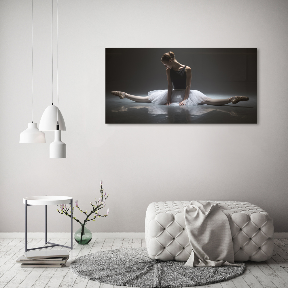 Tableau sur verre Ballerine