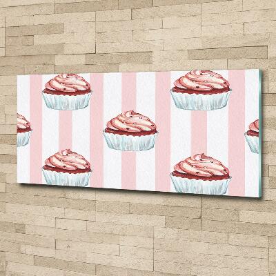 Tableau en verre Cupcakes