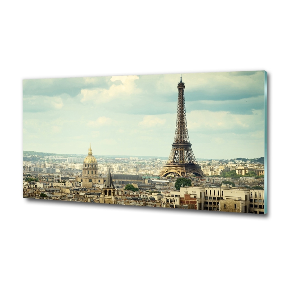 Tableau sur verre Tour Eiffel Paris France