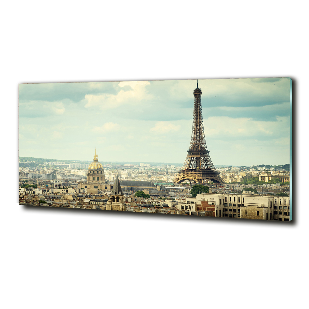 Tableau sur verre Tour Eiffel Paris France