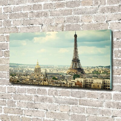 Tableau sur verre Tour Eiffel Paris France