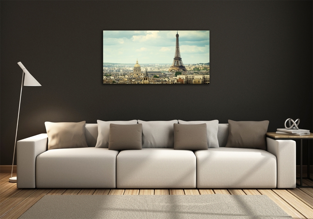 Tableau sur verre Tour Eiffel Paris France