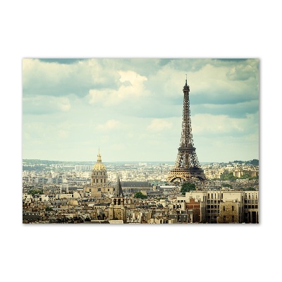 Tableau sur verre Tour Eiffel Paris France