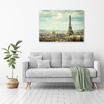 Tableau sur verre Tour Eiffel Paris France