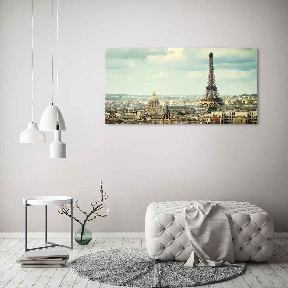 Tableau sur verre Tour Eiffel Paris France