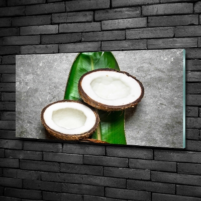 Tableau en verre Moitié de noix de coco