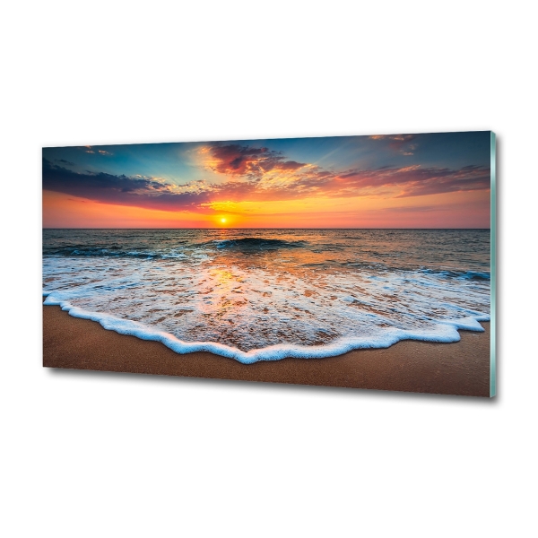 Tableau verre imprimé Ouest au bord de la mer