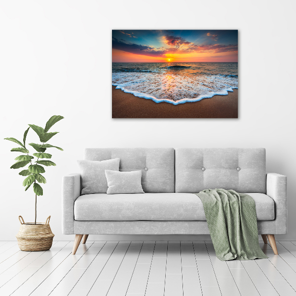 Tableau verre imprimé Ouest au bord de la mer