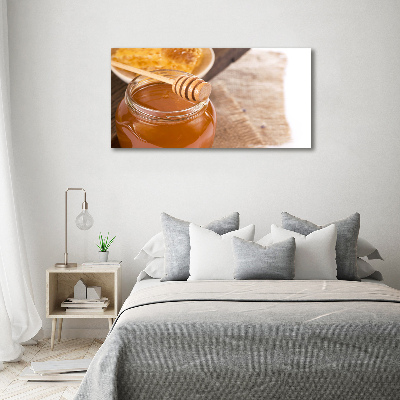 Tableau photo sur verre Miel