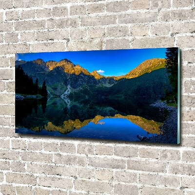 Tableau sur verre Montagnes des Tatras