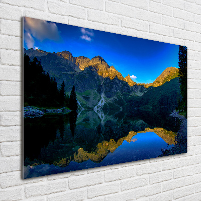 Tableau sur verre Montagnes des Tatras