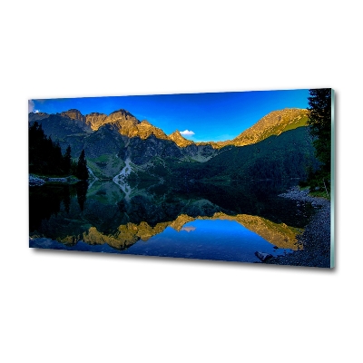 Tableau sur verre Montagnes des Tatras