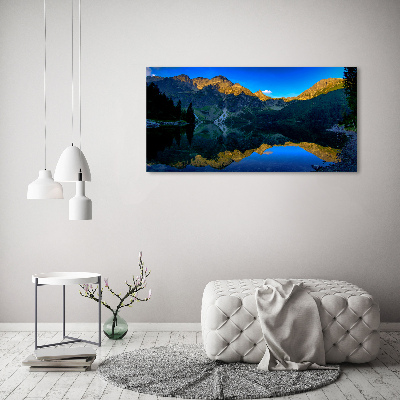 Tableau sur verre Montagnes des Tatras