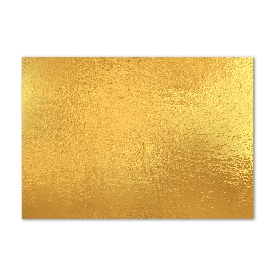 Tableau verre imprimé Fond de feuille d'or