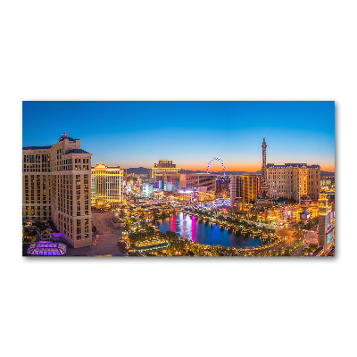 Tableau photo sur verre Las Vegas USA