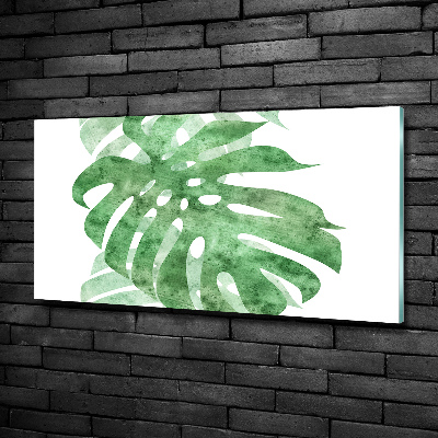 Tableau imprimé sur verre Monstera